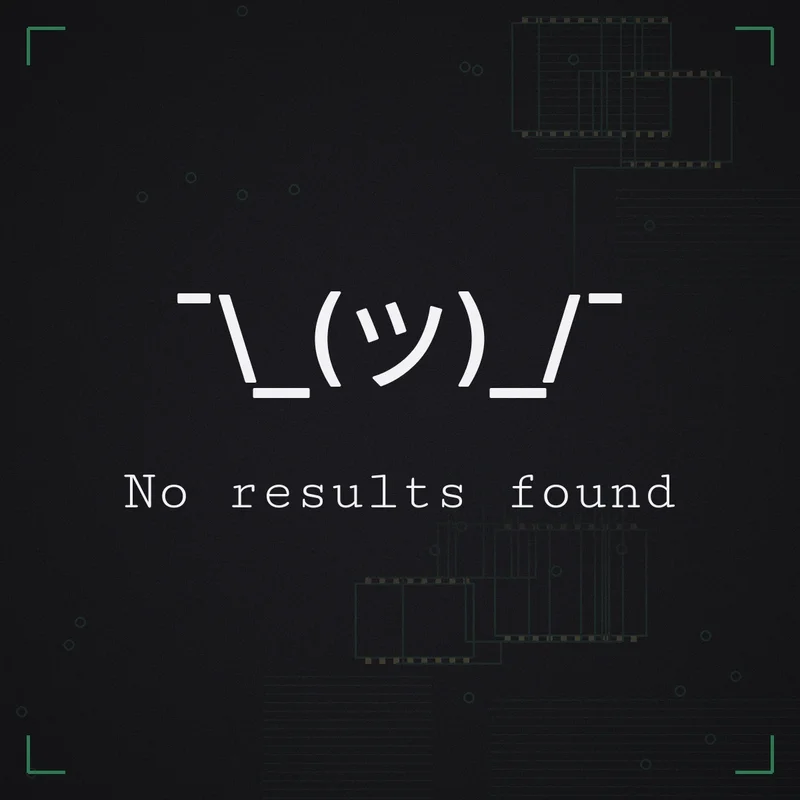 ¯\_(ツ)_/¯ No results found