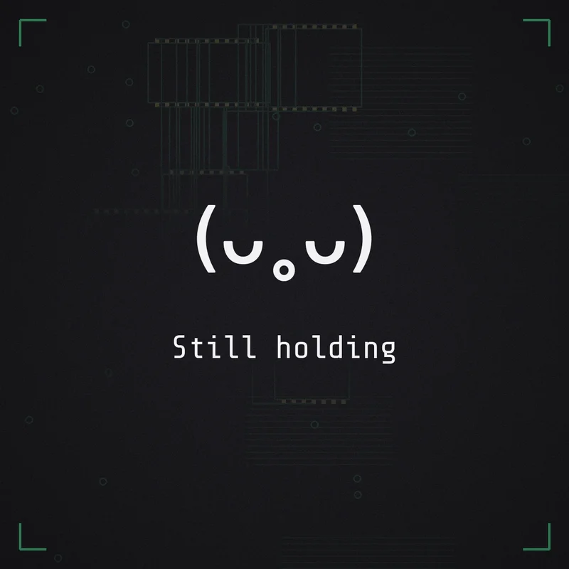(ᴗ˳ᴗ) Still holding
