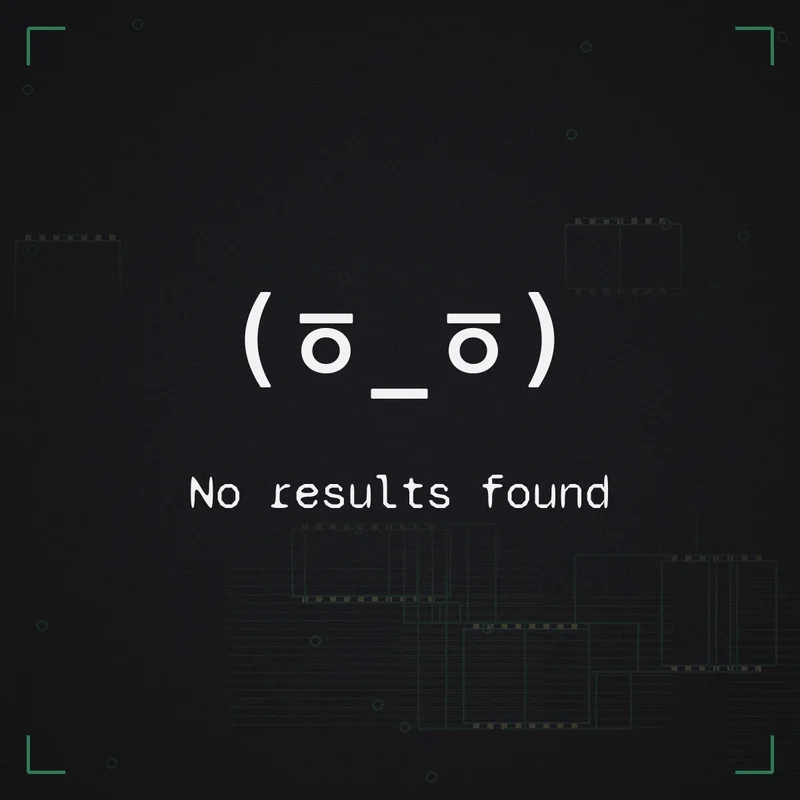 (ㆆ_ㆆ) No results found