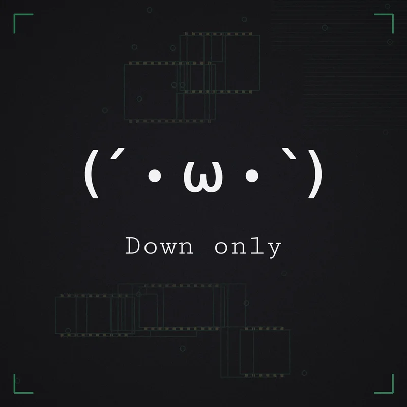 (´・ω・`) Down only