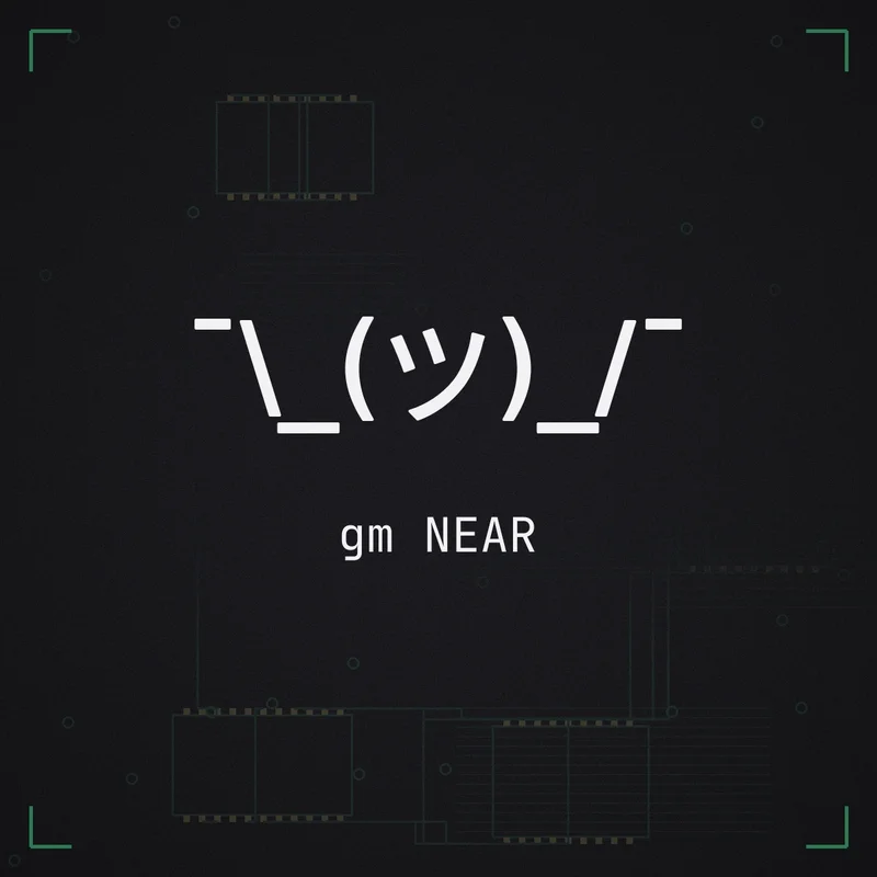 ¯\_(ツ)_/¯ gm NEAR