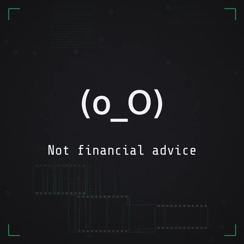 (o_O) Not financial advice