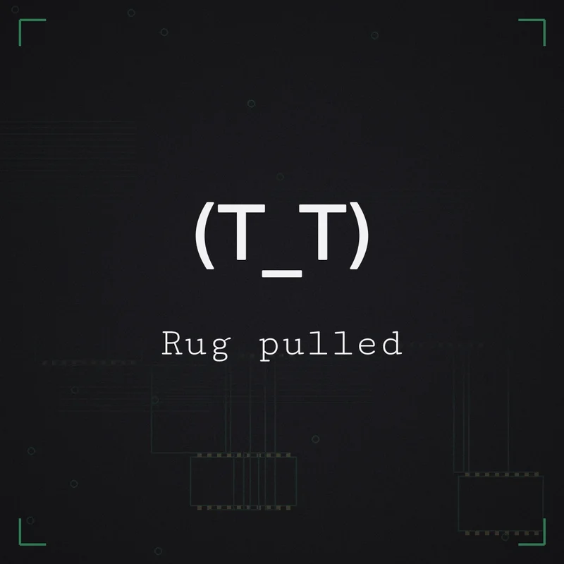 (T_T) Rug pulled