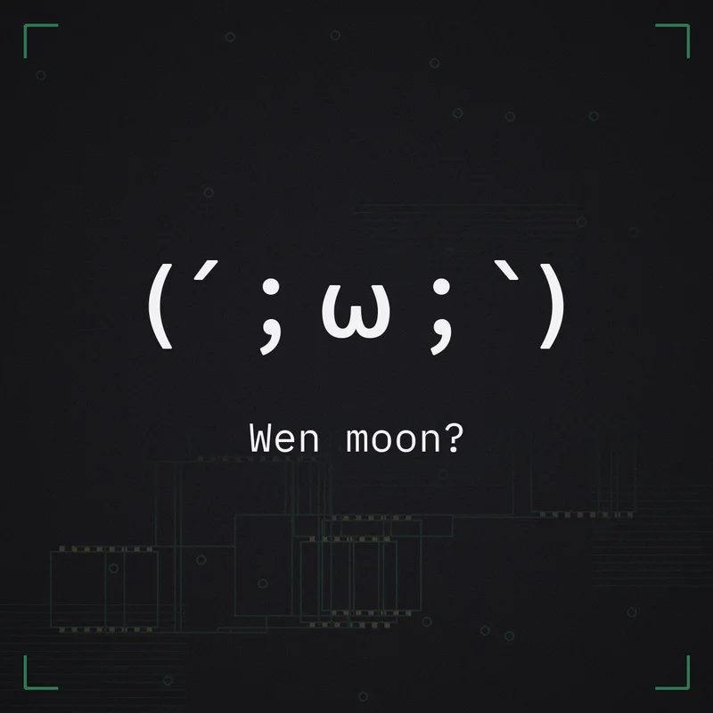 (´；ω；`) Wen moon?