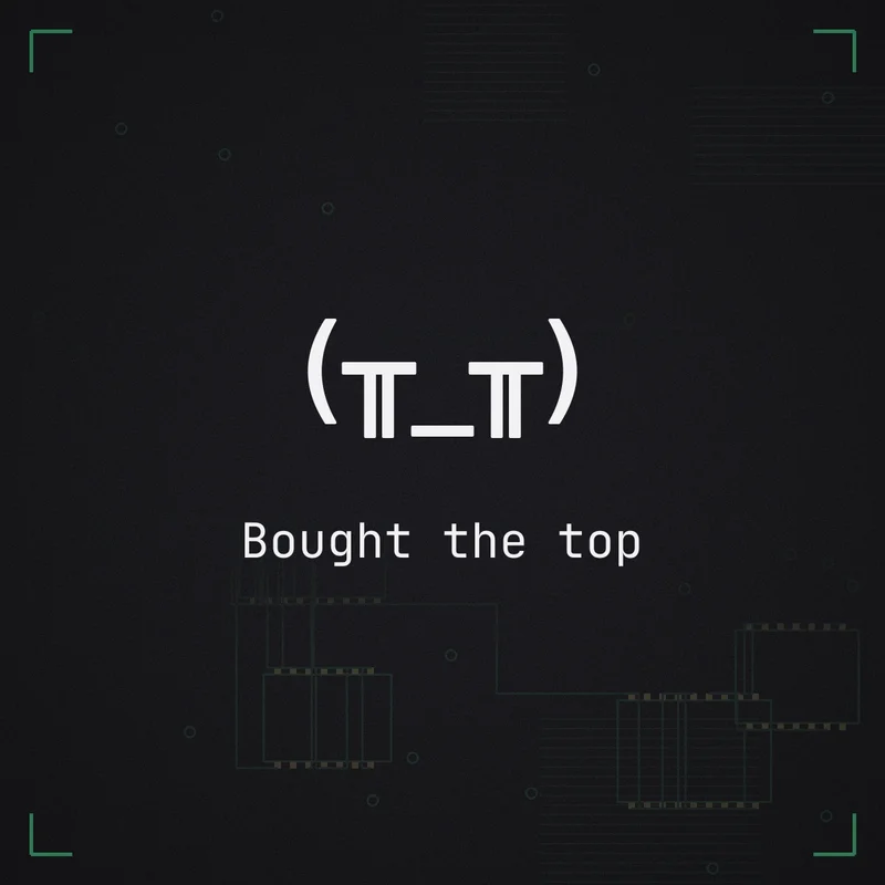 (╥_╥) Bought the top