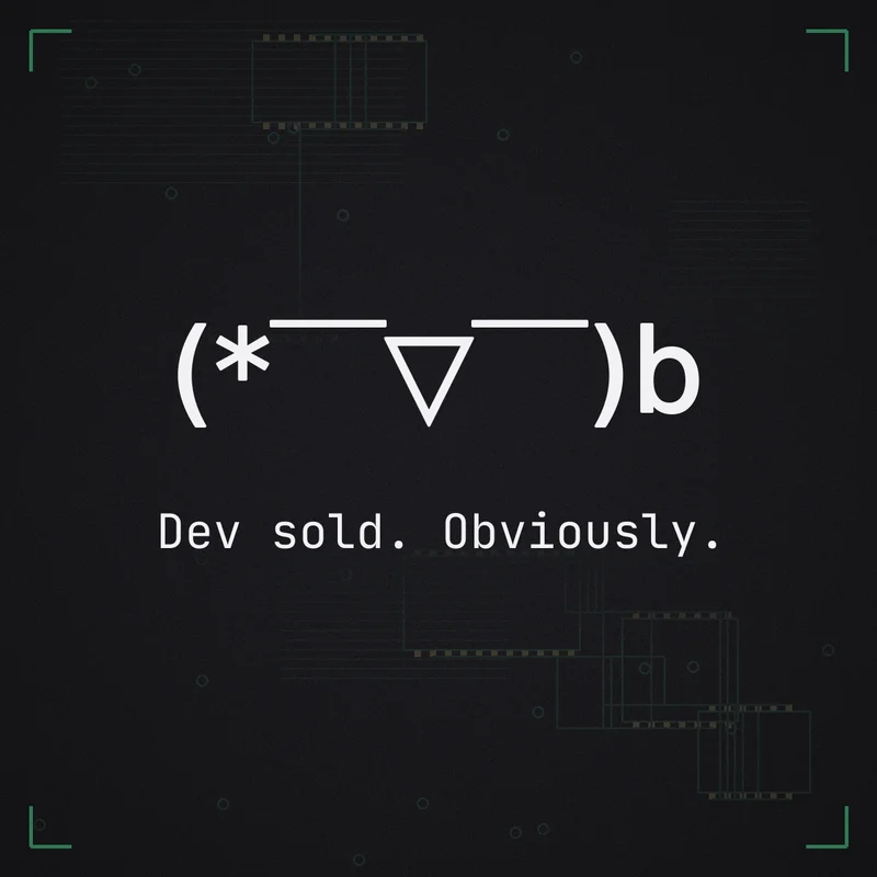 (*￣▽￣)b Dev sold. Obviously.