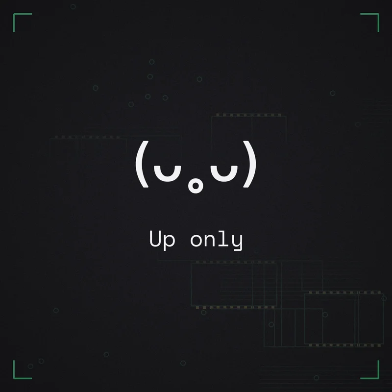 (ᴗ˳ᴗ) Up only