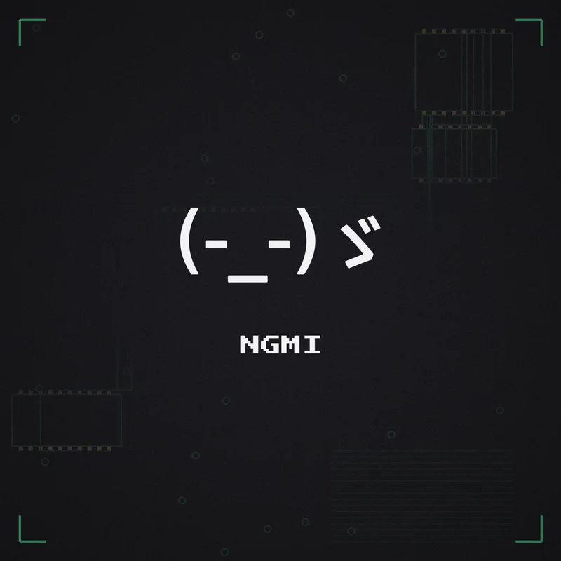 (-_-)ゞ NGMI
