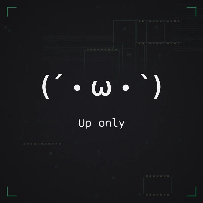 (´・ω・`) Up only