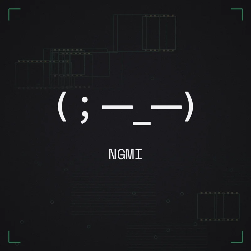 (;一_一) NGMI