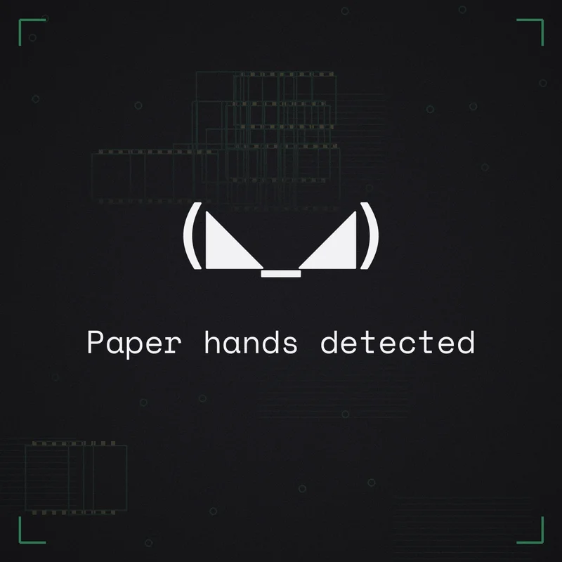 (◣_◢) Paper hands detected