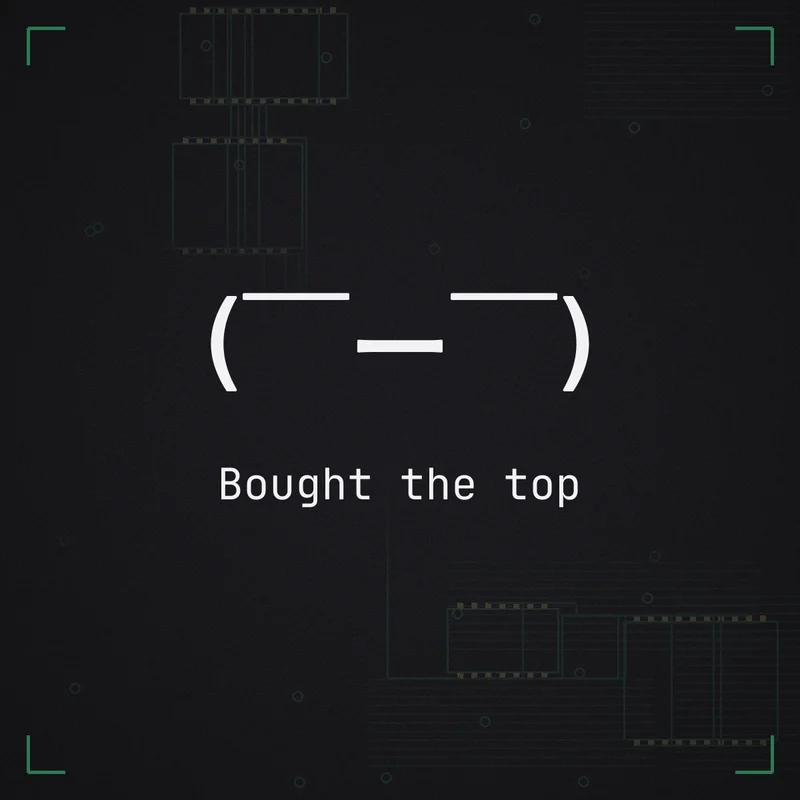 (￣ー￣) Bought the top