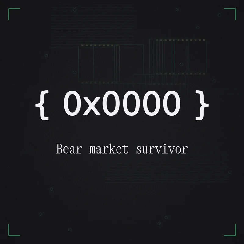 { 0x0000 } Bear market survivor