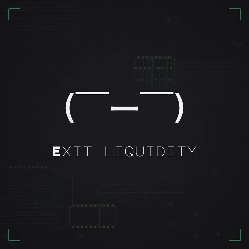 ( ̄ー ̄) Exit liquidity