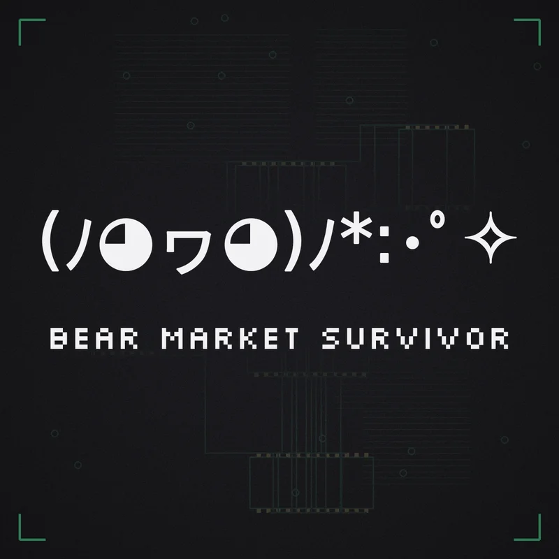(ノ◕ヮ◕)ノ*:・゜✧ Bear market survivor