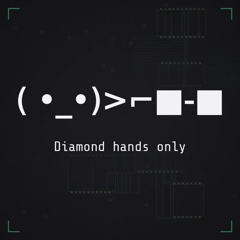 ( •_•)>⌐■-■ Diamond hands only