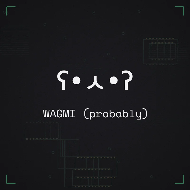 ʕ•ㅅ•ʔ WAGMI (probably)