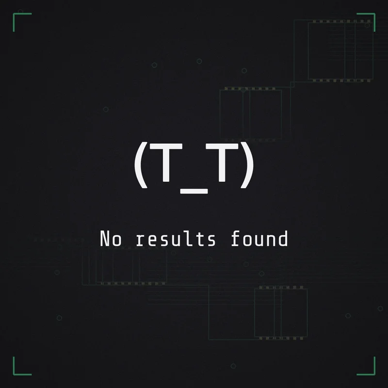 (T_T) No results found