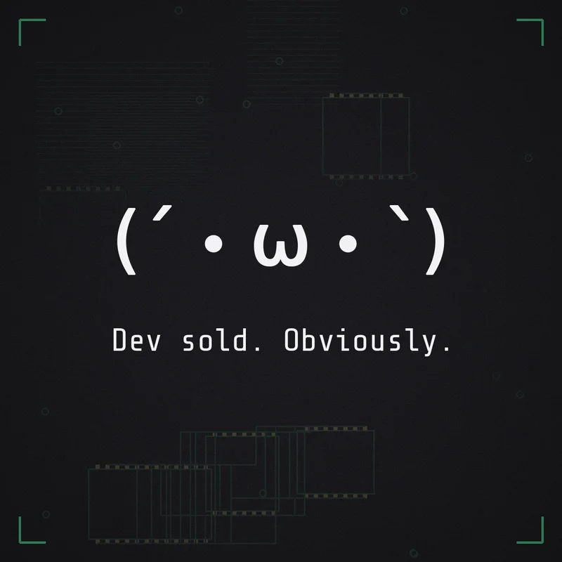 (´・ω・`) Dev sold. Obviously.