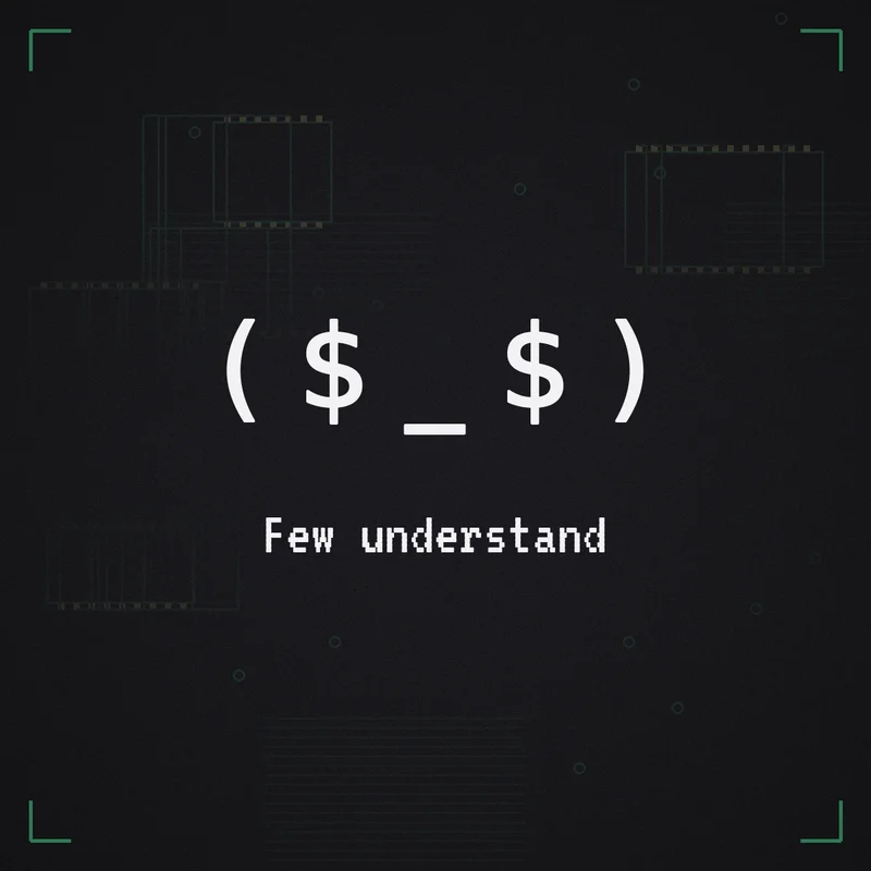 ( $ _ $ ) Few understand